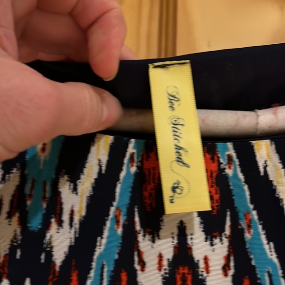 Multicolored mini dress, Bee Stitched, size S - Picture 3 of 3